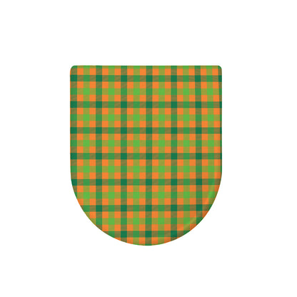 Shamrock Plaid Saint Patrick's Day Print Toilet Lid Cover