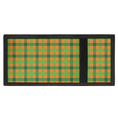 Shamrock Plaid Saint Patrick's Day Print Trifold Wallet