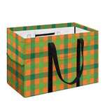 Shamrock Plaid Saint Patrick's Day Print Utility Tote Bag