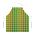 Shamrock Plaid St. Patrick's Day Print Adjustable Apron