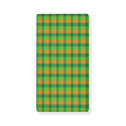 Shamrock Plaid St. Patrick's Day Print Baby Crib Sheet