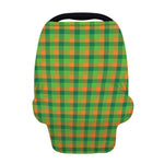 Shamrock Plaid St. Patrick's Day Print Baby Seat Cover