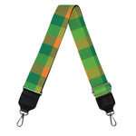 Shamrock Plaid St. Patrick's Day Print Bag Strap