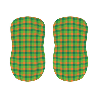 Shamrock Plaid St. Patrick's Day Print Bar Stool Covers