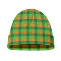 Shamrock Plaid St. Patrick's Day Print Beanie