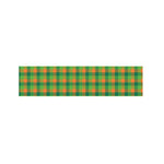 Shamrock Plaid St. Patrick's Day Print Bed Runner
