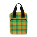 Shamrock Plaid St. Patrick's Day Print Bible Tote Bag