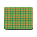 Shamrock Plaid St. Patrick's Day Print Bifold Wallet