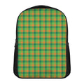 Shamrock Plaid St. Patrick's Day Print Casual Backpack