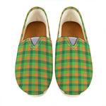 Shamrock Plaid St. Patrick's Day Print Casual Shoes