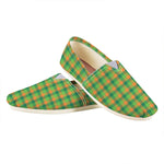 Shamrock Plaid St. Patrick's Day Print Casual Shoes