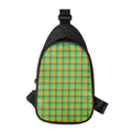 Shamrock Plaid St. Patrick's Day Print Sling Bag