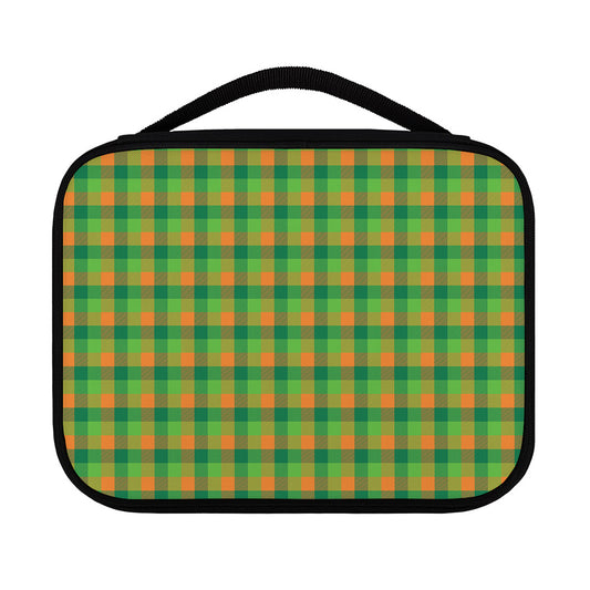 Shamrock Plaid St. Patrick's Day Print Classic Bible Case