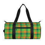 Shamrock Plaid St. Patrick's Day Print Gym Bag