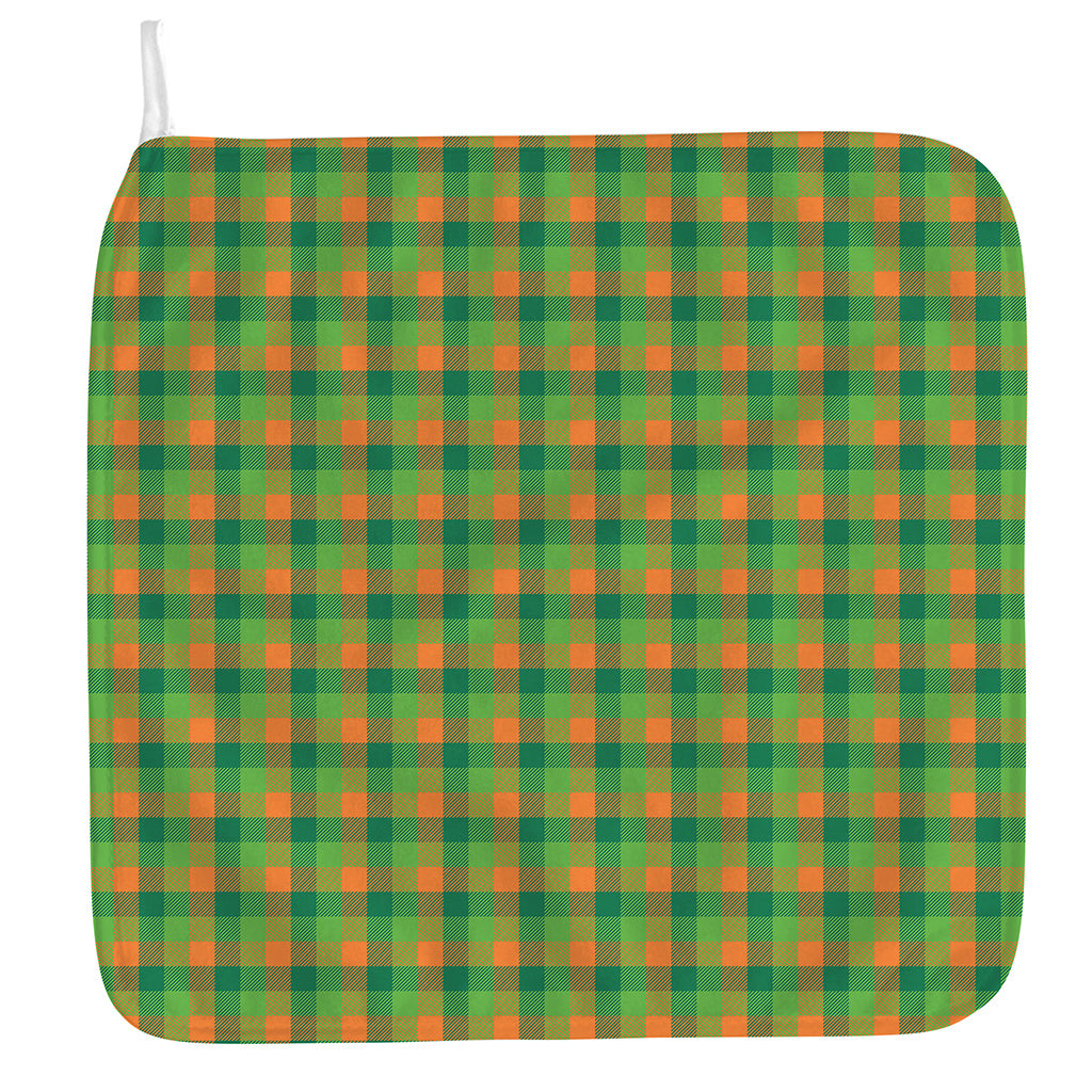 Shamrock Plaid St. Patrick's Day Print Hand Towel