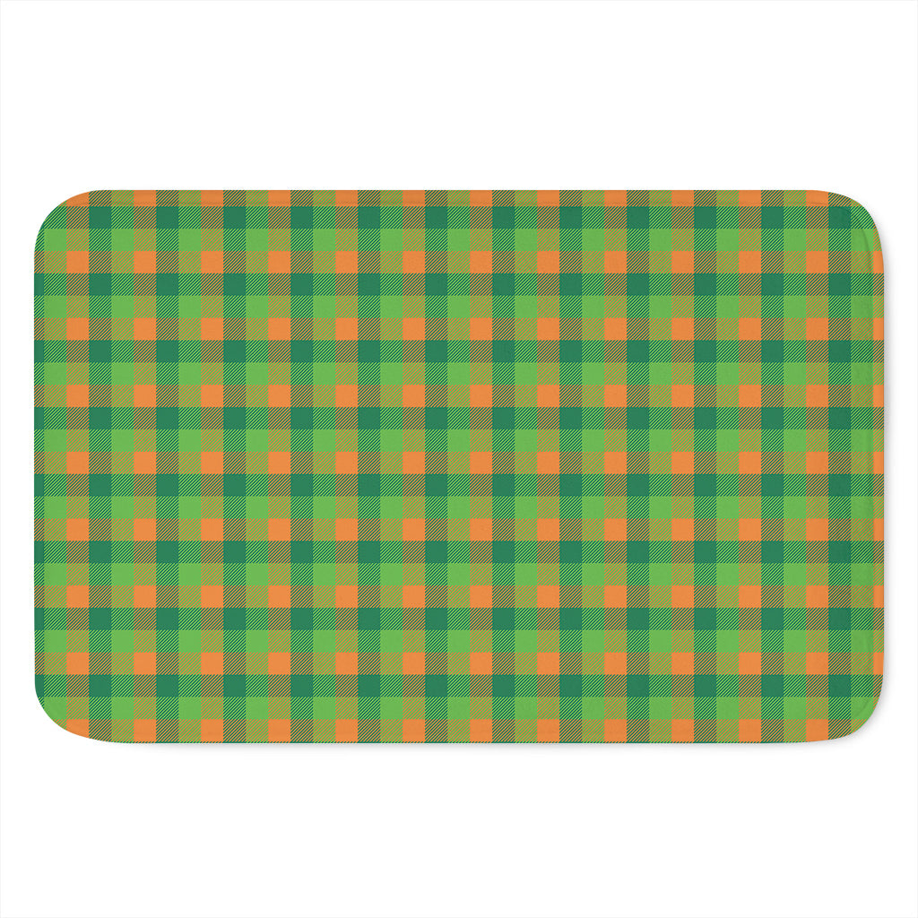 Shamrock Plaid St. Patrick's Day Print Indoor Door Mat