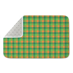 Shamrock Plaid St. Patrick's Day Print Indoor Door Mat