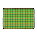 Shamrock Plaid St. Patrick's Day Print Kitchen Mat
