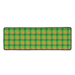 Shamrock Plaid St. Patrick's Day Print Long Kitchen Mat