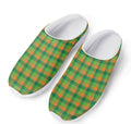 Shamrock Plaid St. Patrick's Day Print Mesh Casual Shoes