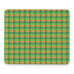 Shamrock Plaid St. Patrick's Day Print Mouse Pad