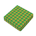 Shamrock Plaid St. Patrick's Day Print Outdoor Seat Cushion Cover
