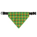 Shamrock Plaid St. Patrick's Day Print Over The Collar Dog Bandana