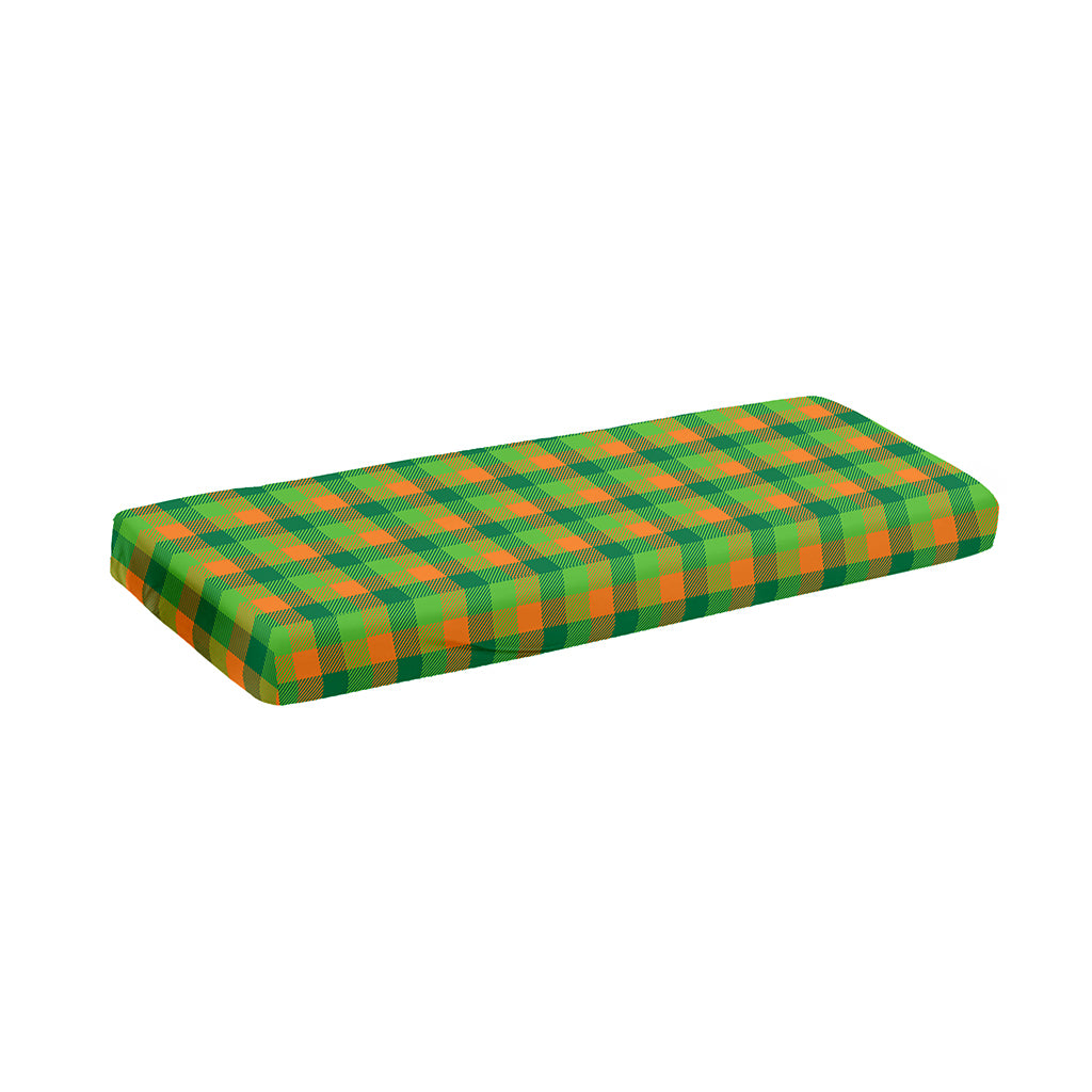 Shamrock Plaid St. Patrick's Day Print Piano Keyboard Cover