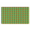 Shamrock Plaid St. Patrick's Day Print Polyester Doormat