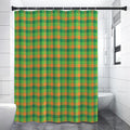 Shamrock Plaid St. Patrick's Day Print Premium Shower Curtain