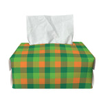 Shamrock Plaid St. Patrick's Day Print Rectangle Tissue Box Cover