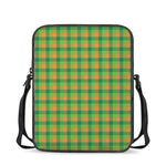 Shamrock Plaid St. Patrick's Day Print Rectangular Crossbody Bag