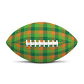 Shamrock Plaid St. Patrick's Day Print Rugby Ball
