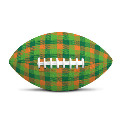 Shamrock Plaid St. Patrick's Day Print Rugby Ball
