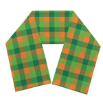 Shamrock Plaid St. Patrick's Day Print Scarf