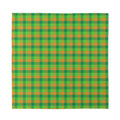 Shamrock Plaid St. Patrick's Day Print Silk Bandana