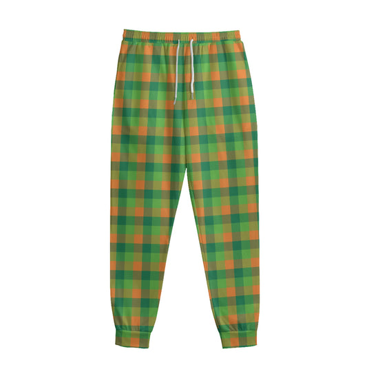 Shamrock Plaid St. Patrick's Day Print Sweatpants
