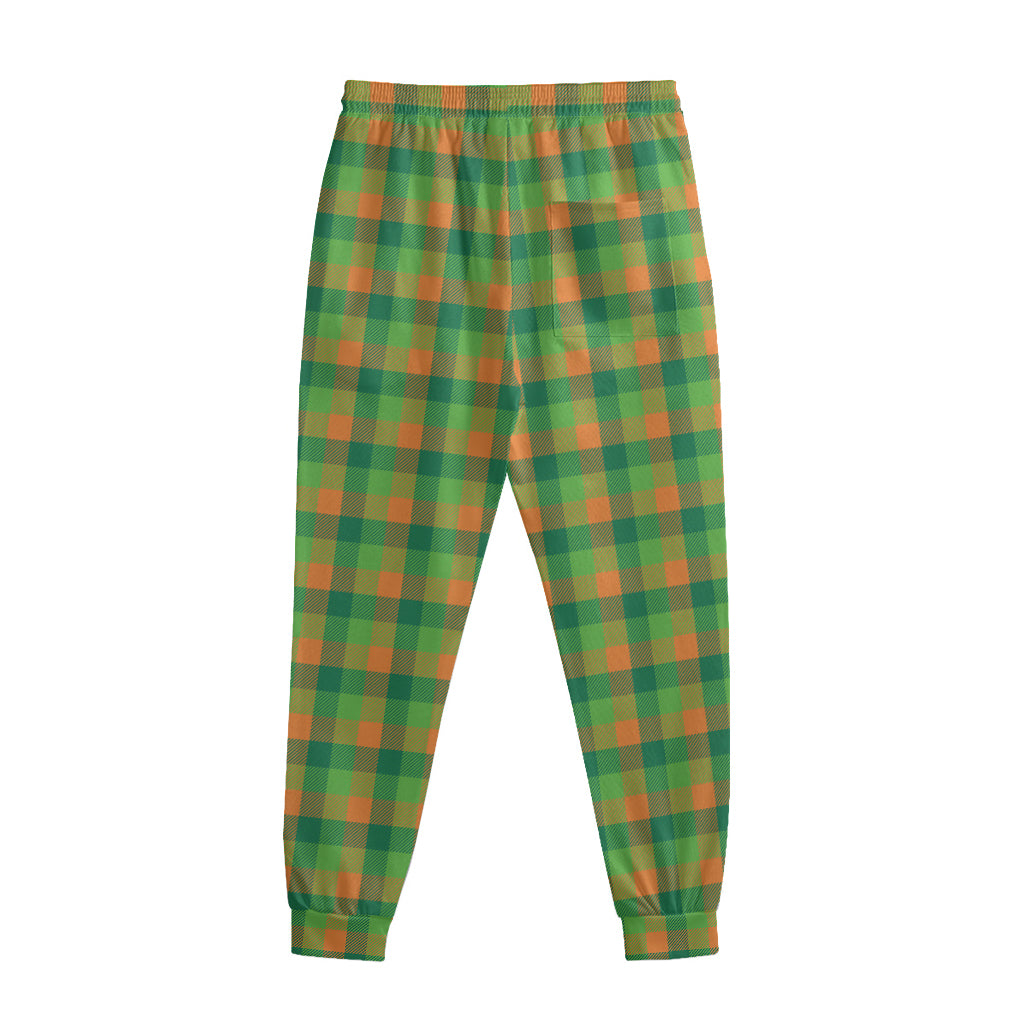 Shamrock Plaid St. Patrick's Day Print Sweatpants