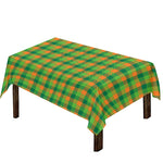 Shamrock Plaid St. Patrick's Day Print Tablecloth
