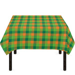 Shamrock Plaid St. Patrick's Day Print Tablecloth