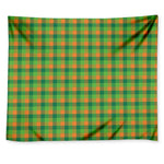 Shamrock Plaid St. Patrick's Day Print Tapestry
