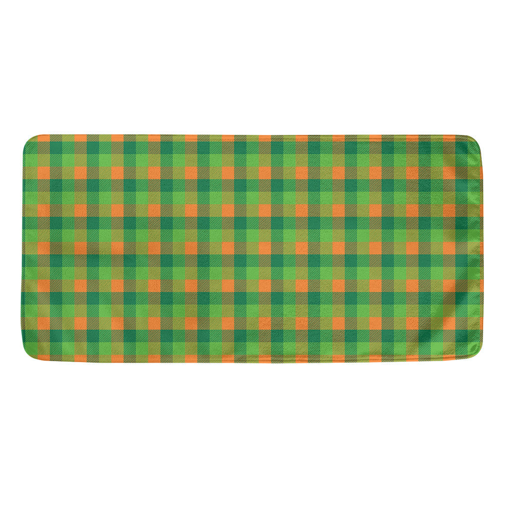 Shamrock Plaid St. Patrick's Day Print Towel