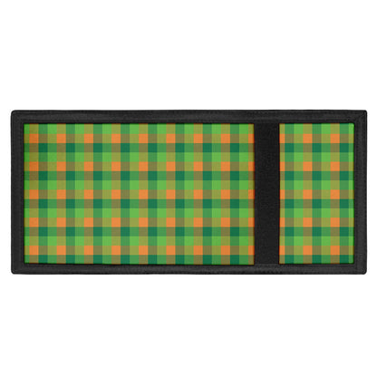 Shamrock Plaid St. Patrick's Day Print Trifold Wallet