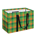 Shamrock Plaid St. Patrick's Day Print Utility Tote Bag