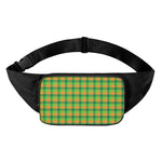 Shamrock Plaid St. Patrick's Day Print Waist Bag