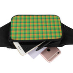 Shamrock Plaid St. Patrick's Day Print Waist Bag