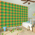Shamrock Plaid St. Patrick's Day Print Wall Sticker