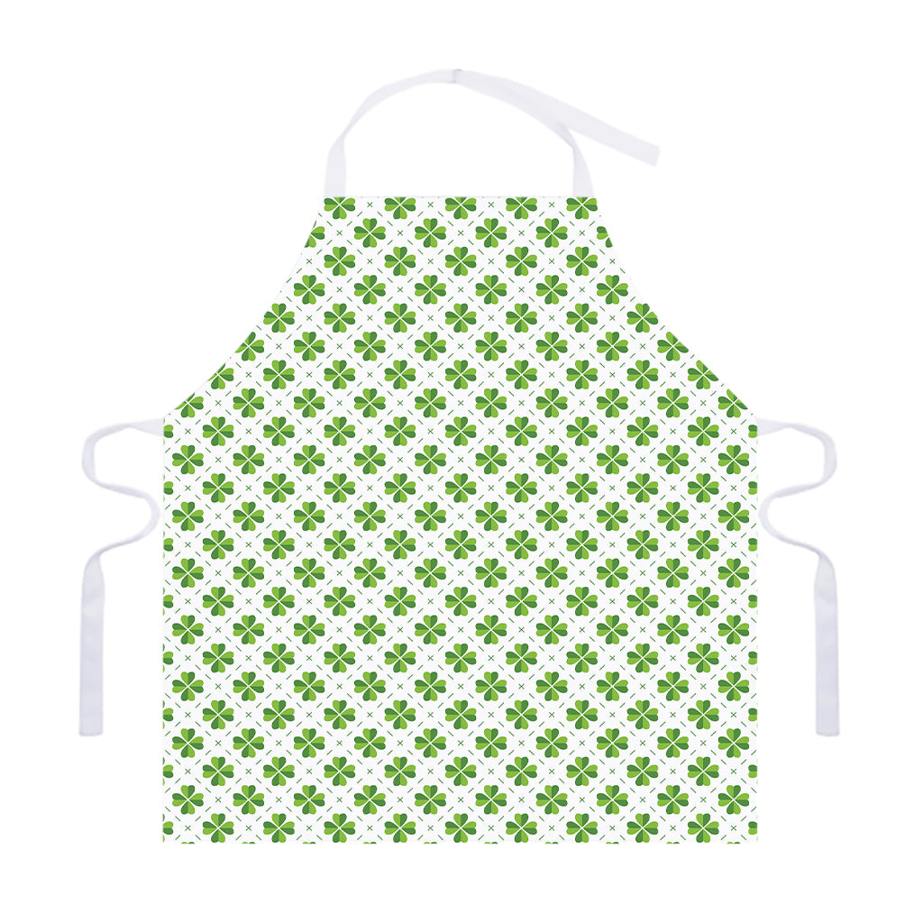 Shamrock Saint Patrick's Day Print Adjustable Apron