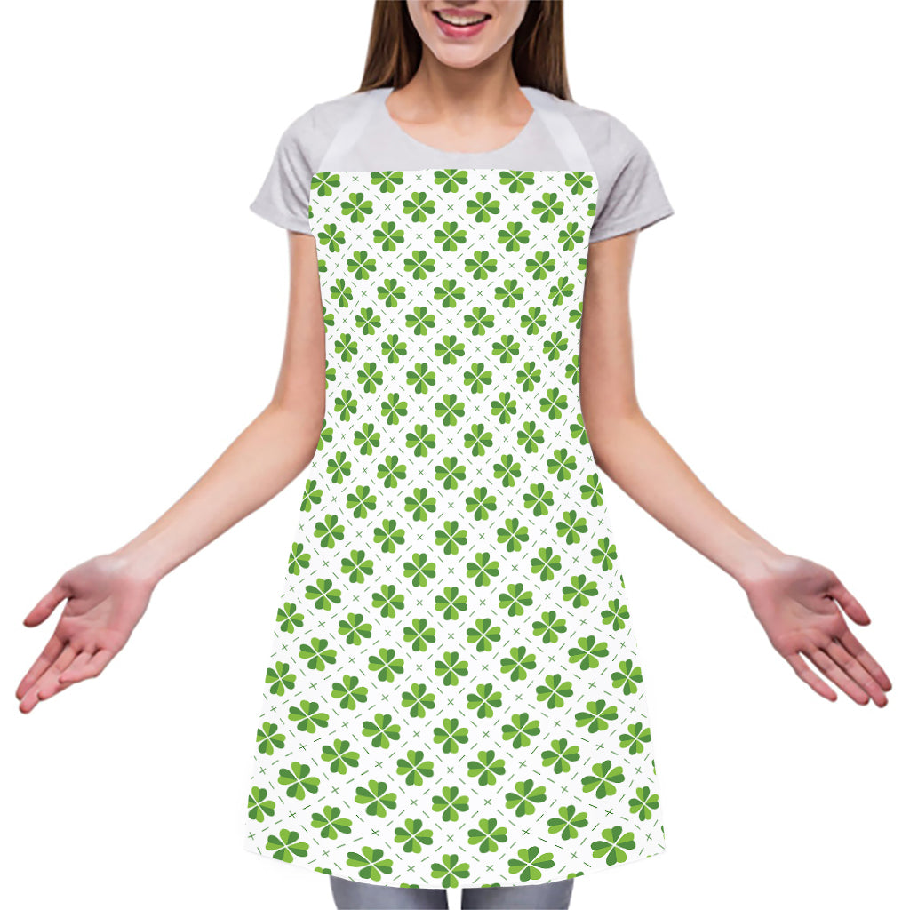 Shamrock Saint Patrick's Day Print Adjustable Apron