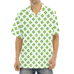 Shamrock Saint Patrick's Day Print Aloha Shirt